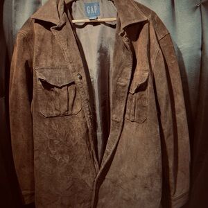 Vintage Brown Suede Men’s Jacket